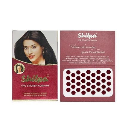 Angel Bindi Shilpa Deep Red 5